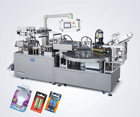 HP-350/500D 转盘式纸卡封塑包装机