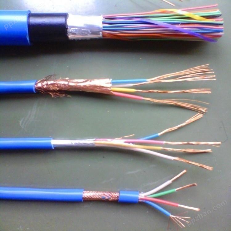 生产型矿用通讯电缆铜网屏蔽编织结构